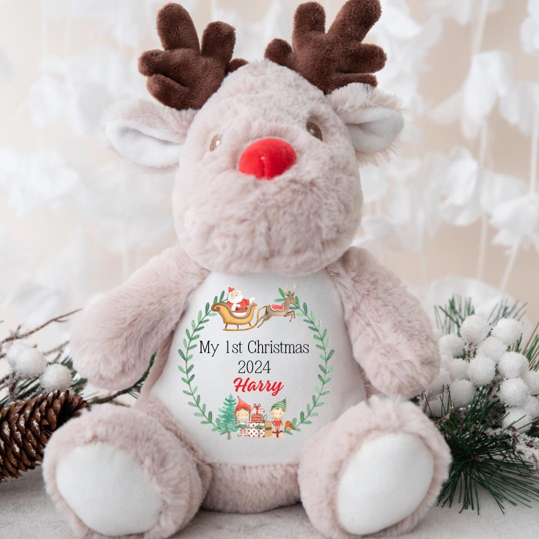Personalised Santa Sack, Christmas Sack, Christmas Eve Box,Baby First Christmas, Christmas Gift Bag , Baby Girl, Toy Sack,Christmas Stocking