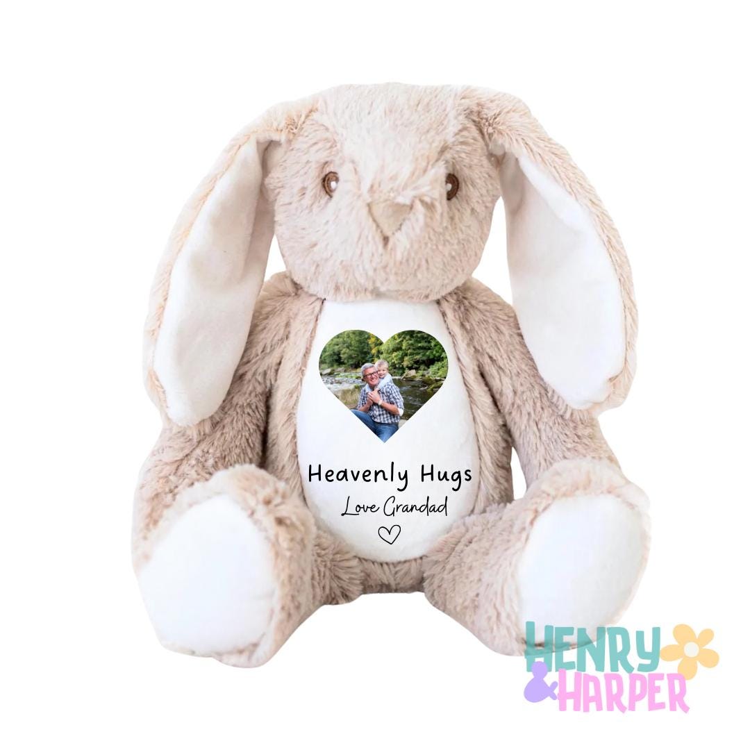 Memory Photo Teddy, In Memory Gift, Bereavement Gift ,Memorial ,Keepsake Present, Memorial Photo Gift, Memory Teddy Bear, Sympathy