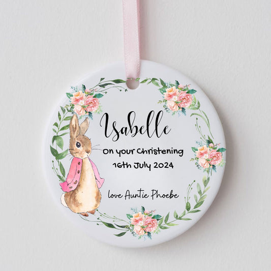 Christening Gift, Baby Girl, Personalised Christening Gifts,Keepsake,Ceramic,Baptism Gift, Granddaughter, Goddaughter gift