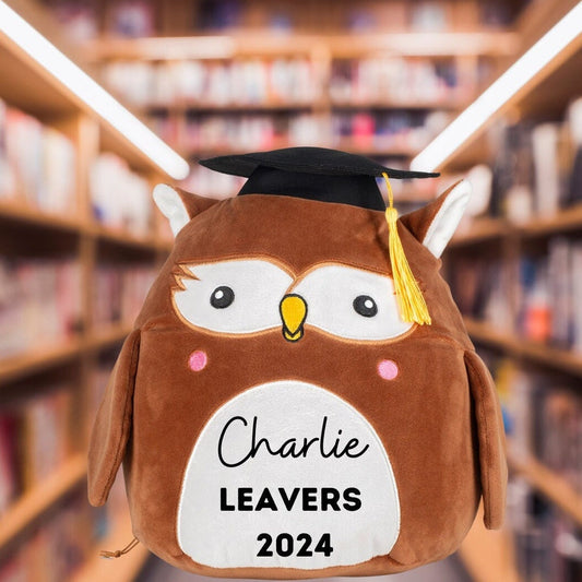 School Leavers Gift , Squidgy Animal , Leaver 2024 , University Graduate , School Leaver gift