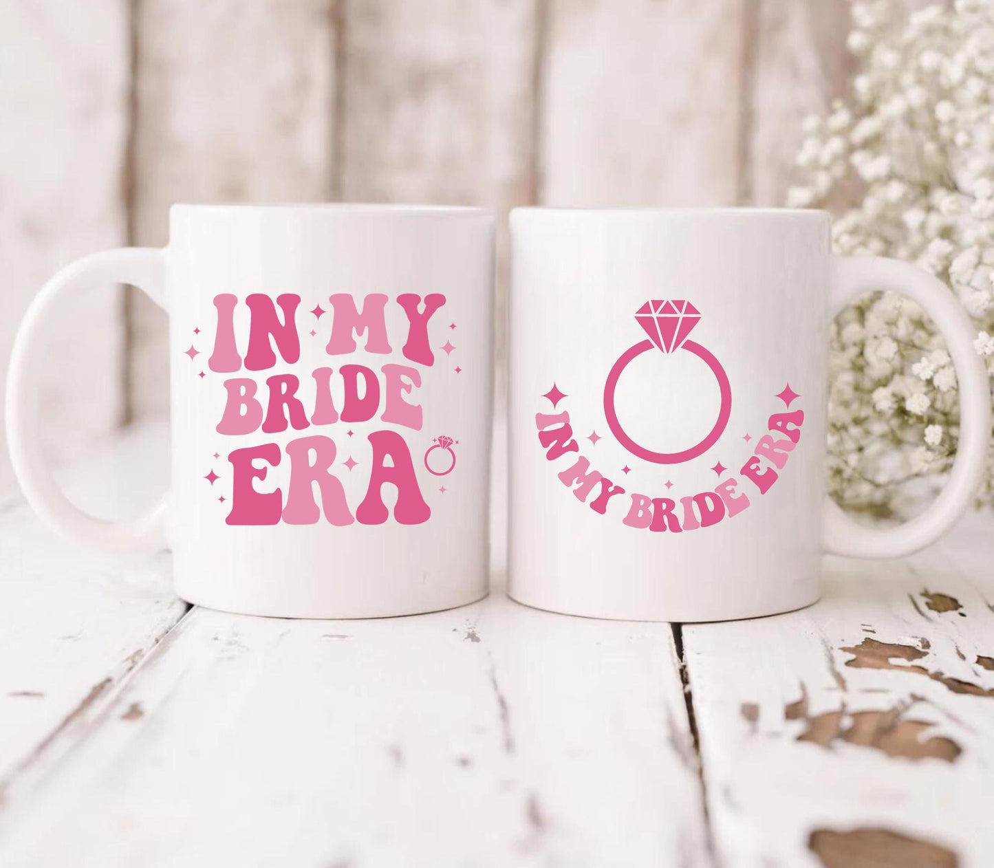 In my bride era mug, Bride Mug, Gift for her, Wedding gift, Bridal mug, Gift for loved one, Gift for bride, Hen night gift, Wedding mug