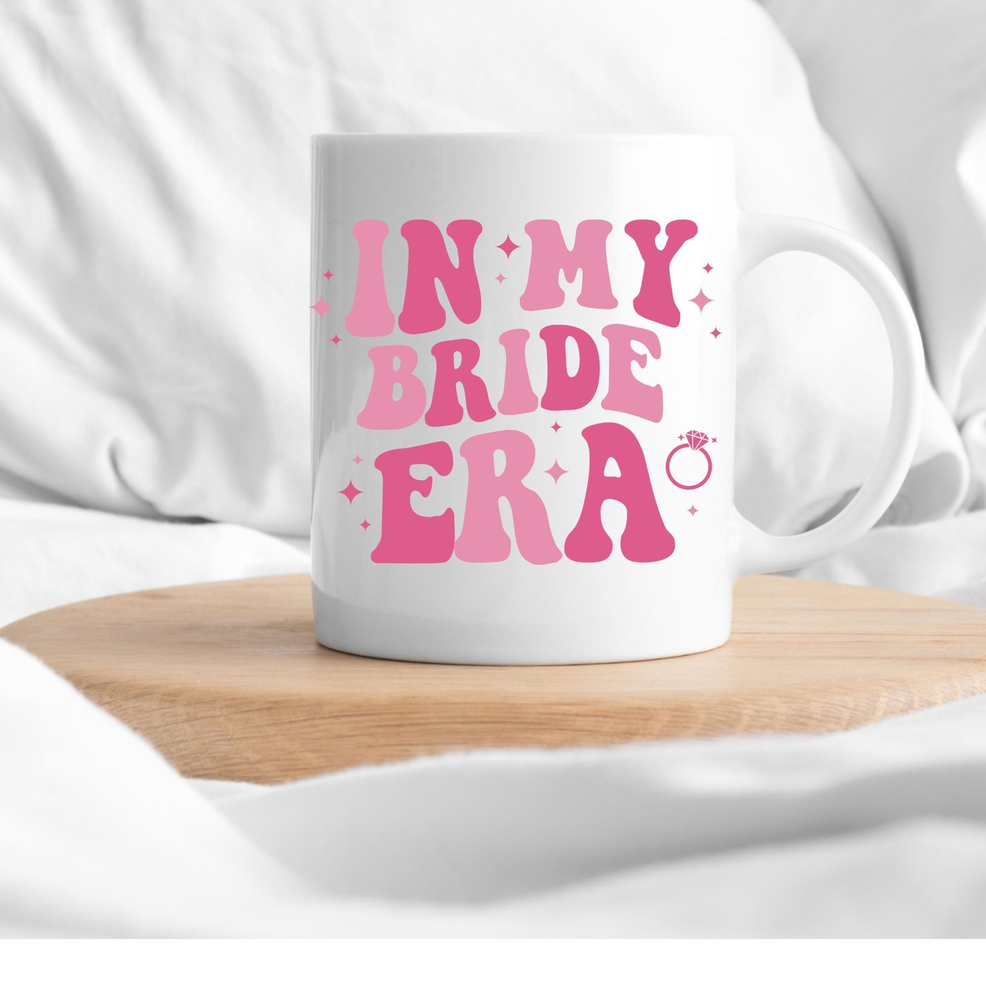 In my bride era mug, Bride Mug, Gift for her, Wedding gift, Bridal mug, Gift for loved one, Gift for bride, Hen night gift, Wedding mug