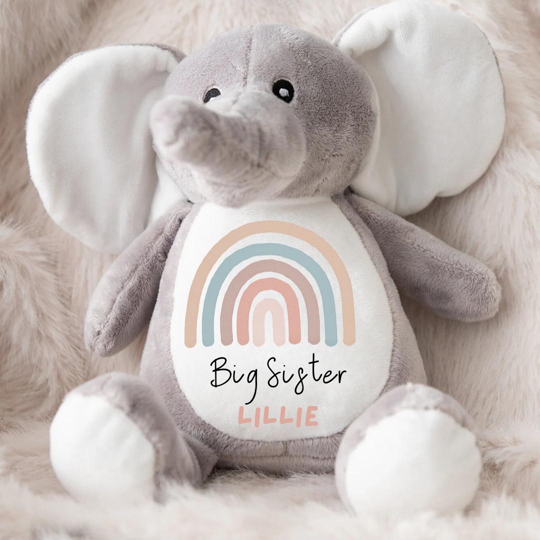 Personalised Teddy ,Baby Gift,New Baby Gift, Baby Keepsake,Baby Girl ,Gifts, Big Sister Gift, Little Sister Gifts, New Sister Gift , Sister
