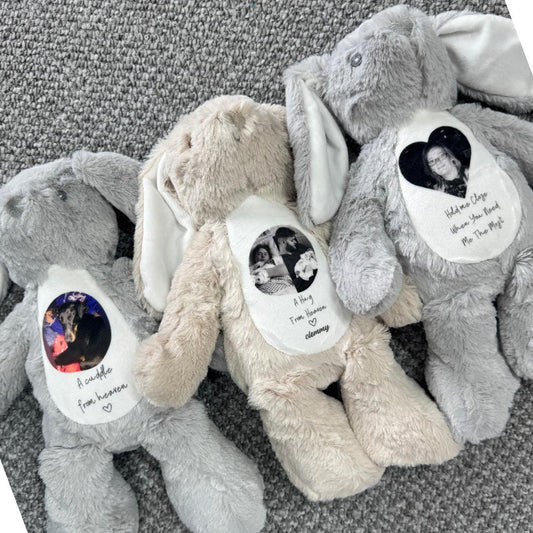 Memory Photo Teddy, In Memory Gift, Bereavement Gift ,Memorial ,Keepsake Present, Memorial Photo Gift, Memory Teddy Bear, Sympathy