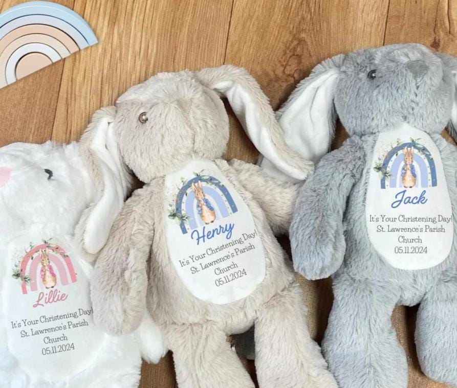 Personalised Christening Gift,Baby Boy,Baby Girl ,Naming Day,Godson Christening Gifts, Baptism, Christening Teddy,Bear, Keepsake