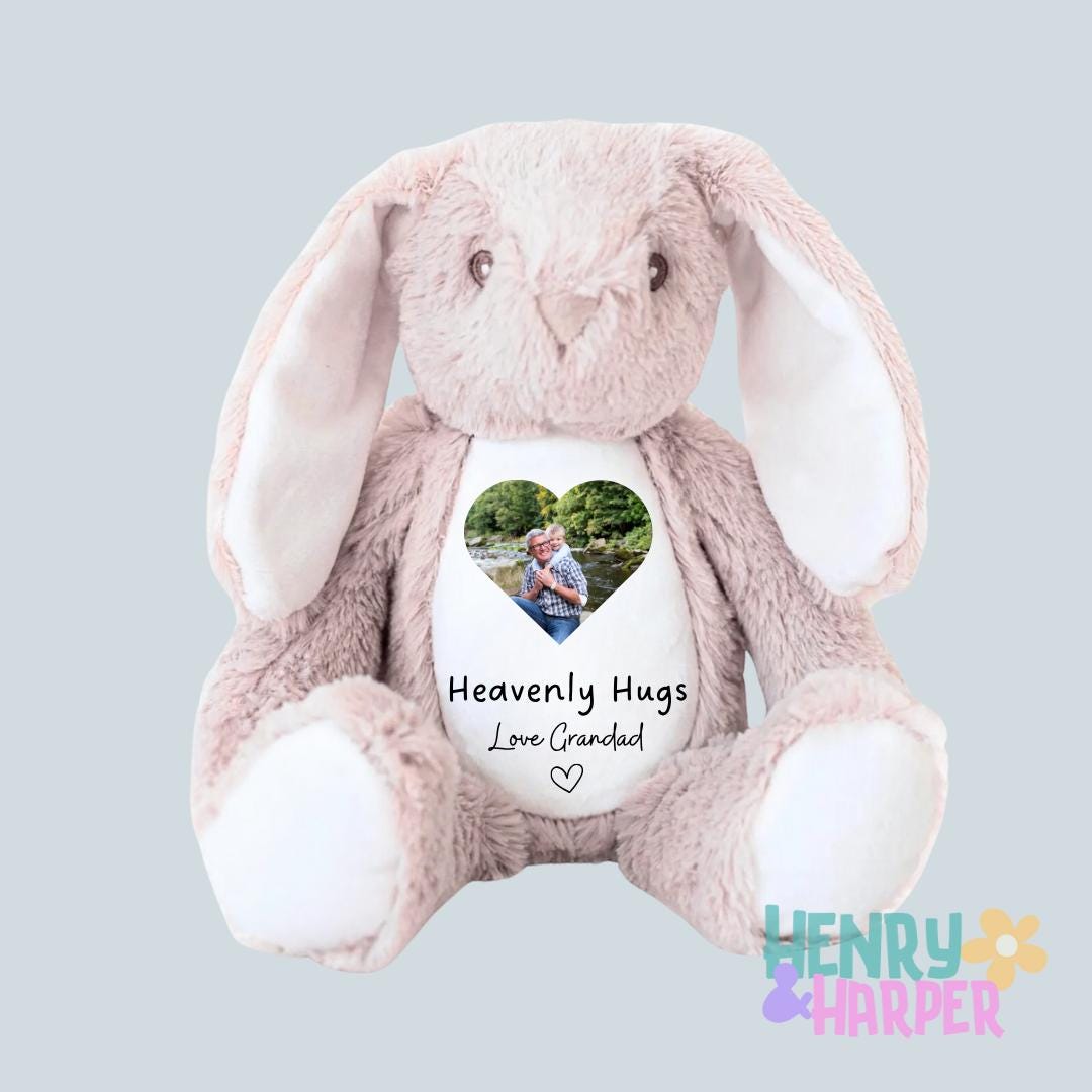 Memory Photo Teddy, In Memory Gift, Bereavement Gift ,Memorial ,Keepsake Present, Memorial Photo Gift, Memory Teddy Bear, Sympathy