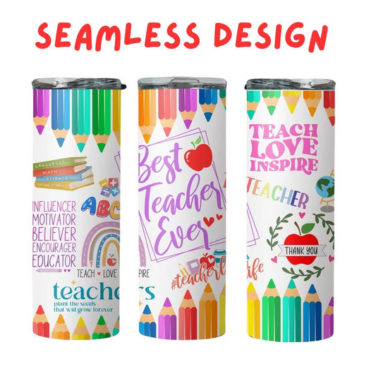 Best teacher Ever 20oz stainless steel tumbler. Teacher gift. Water bottle. Drinkware. Gifts for her.Gift for him.Back to school