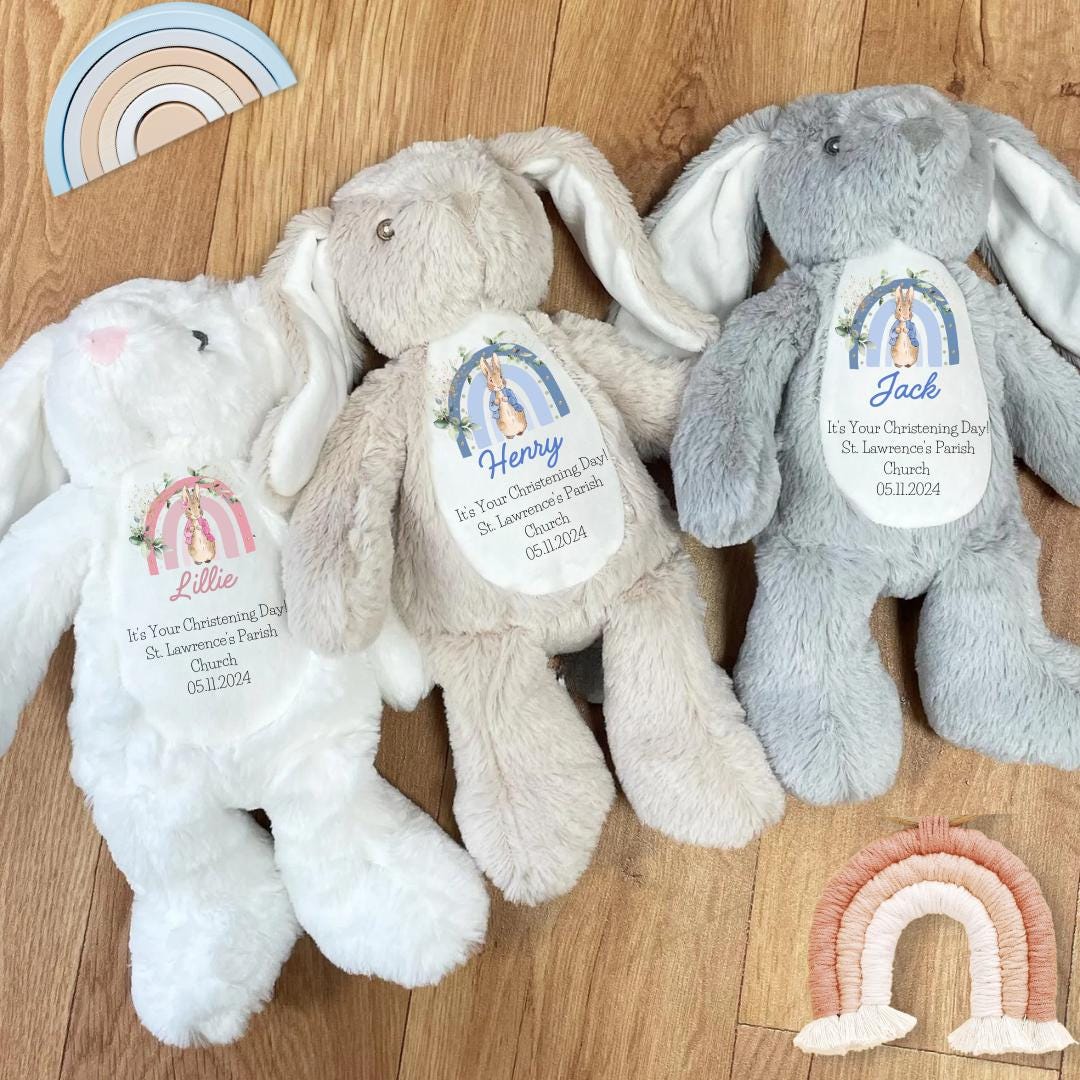 Personalised Christening Gift,Baby Boy,Baby Girl ,Naming Day,Godson Christening Gifts, Baptism, Christening Teddy,Bear, Keepsake