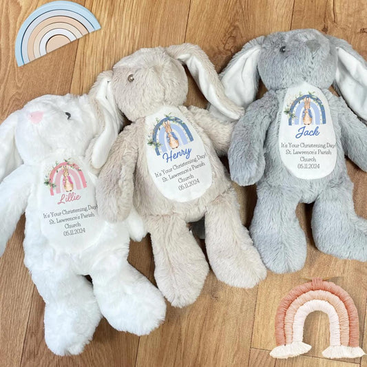 Personalised Christening Gift,Baby Boy,Baby Girl ,Naming Day,Godson Christening Gifts, Baptism, Christening Teddy,Bear, Keepsake