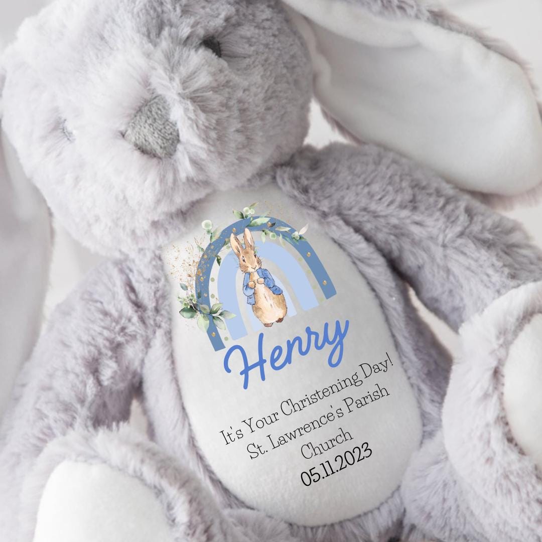 Personalised Christening Gift,Baby Boy,Baby Girl ,Naming Day,Godson Christening Gifts, Baptism, Christening Teddy,Bear, Keepsake