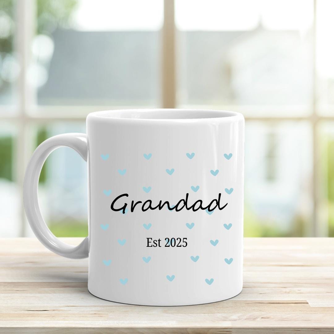 Nana and Grandad Gift, Nanny Grandma Mug Set, Grandparent Personalised Mug, New Grandparent Gift, Pregnancy Announcement