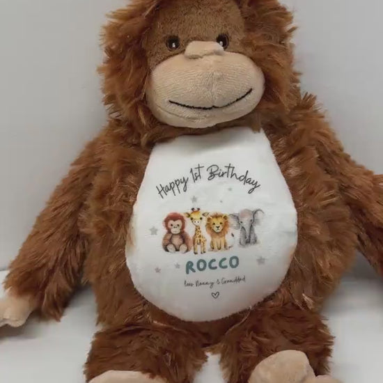Personalised Baby Teddy - Personalised Baby Toy - 1st Birthday Gift, First Birthday Gift, Personalised Teddy, Baby Teddy, Keepsake